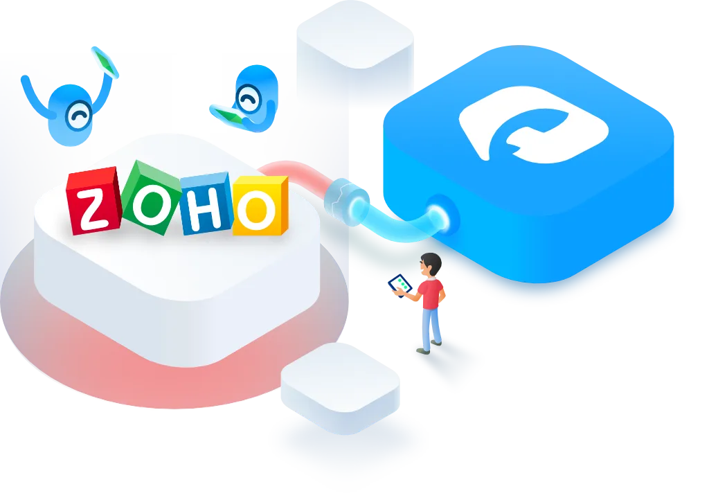 Zoho CRM can be integrated with other platforms to enhance the features.