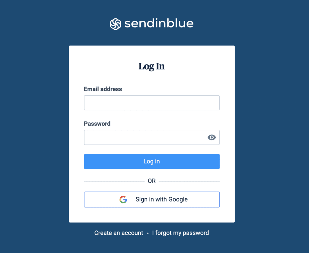Setting Up Your SendinBlue Account.
