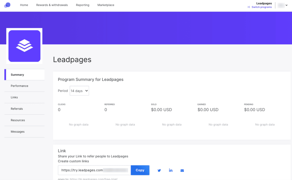 Features of Leadpages.