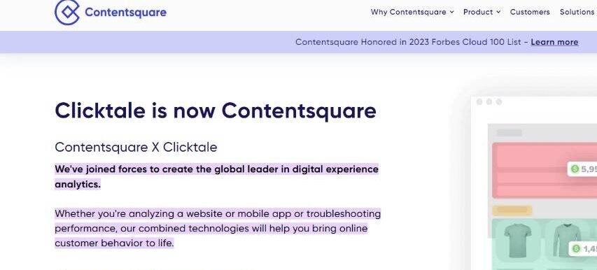  Clicktale (now part of Contentsquare)