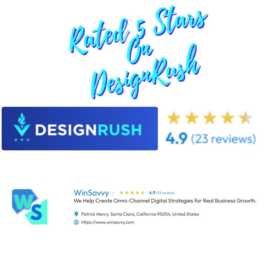 DesignRush 5 Star Rating